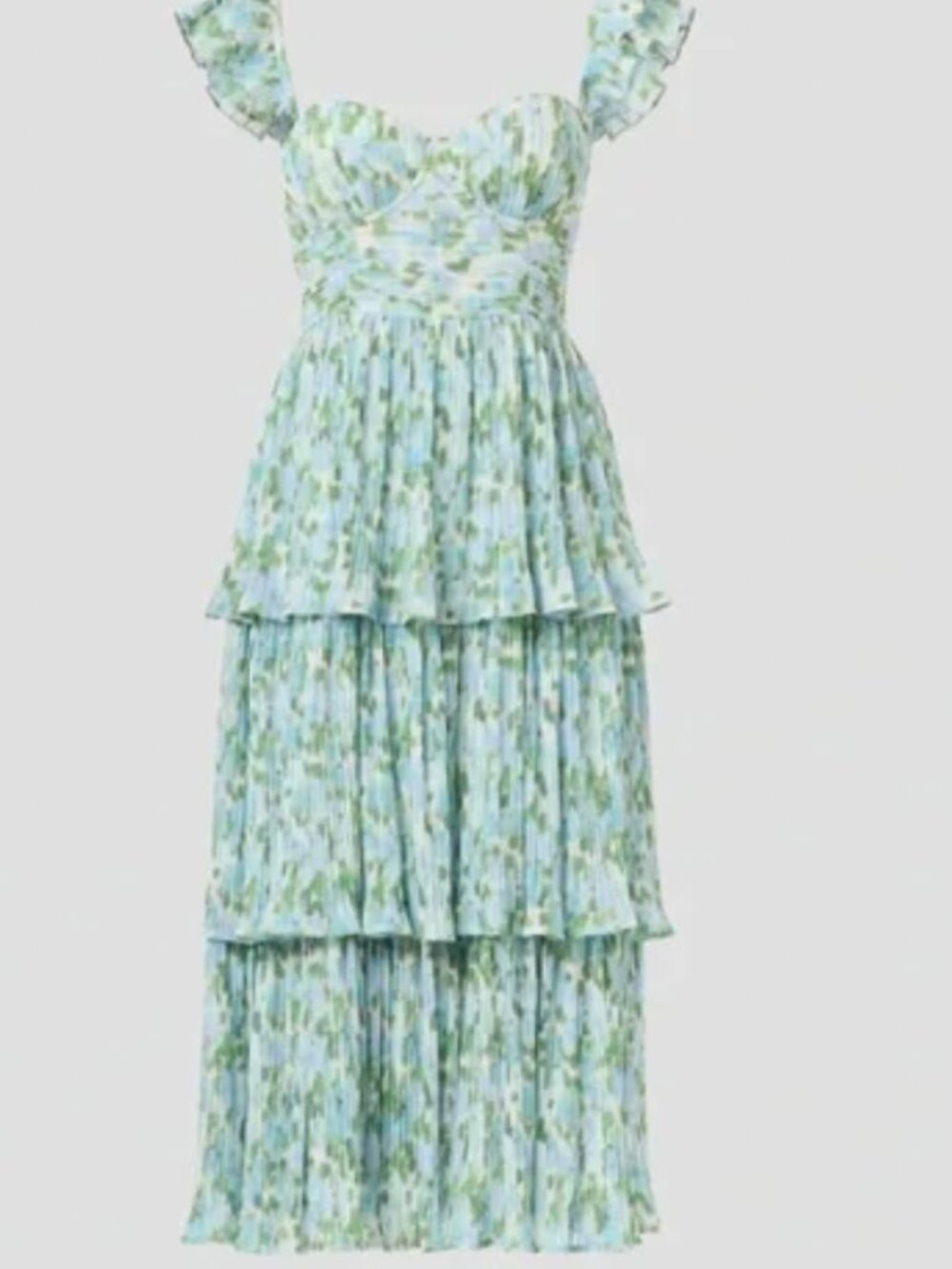 Rachel Parcell Corset Pleated Midi Dress - Picture 2 of 3